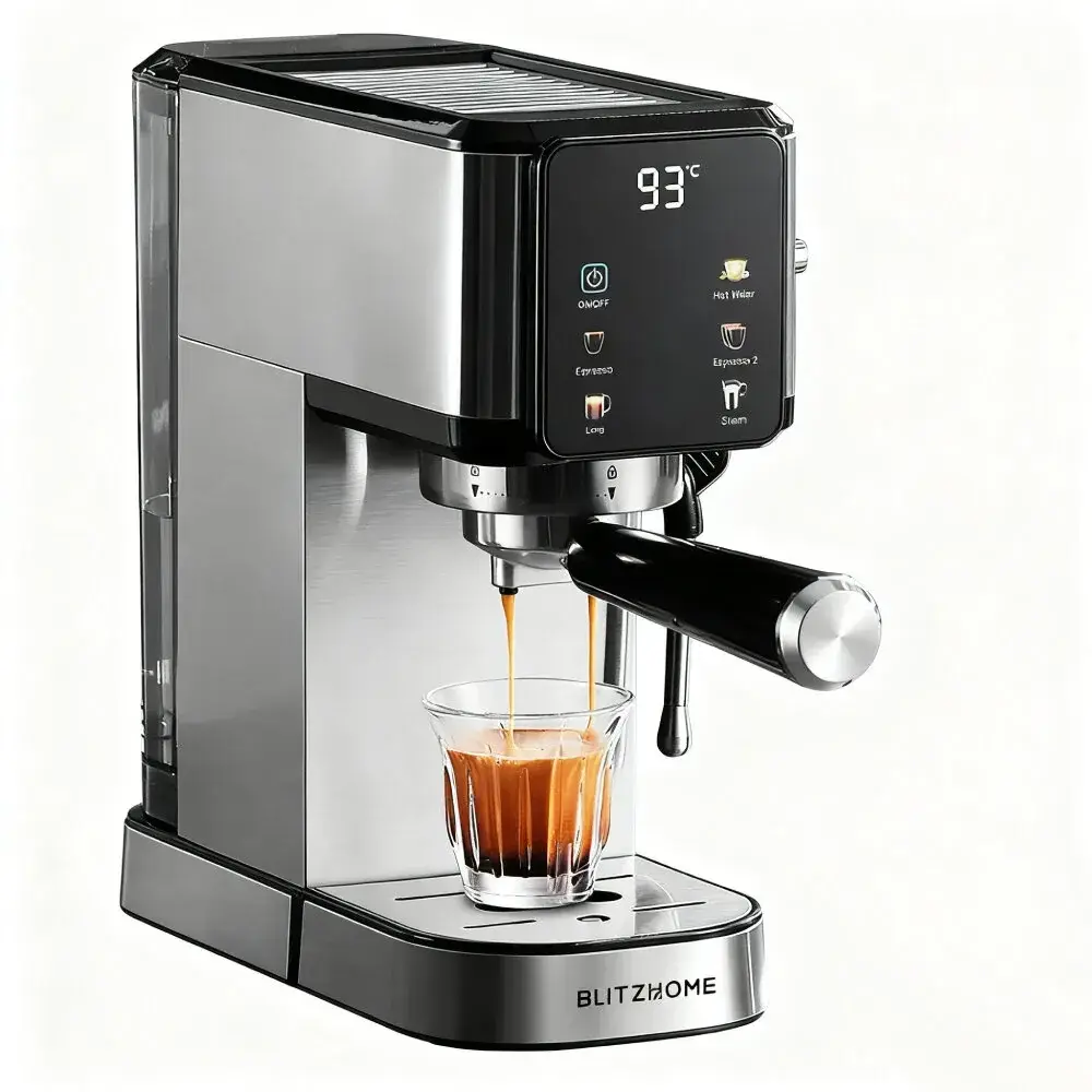 BlitzHome CM5105 + Novulife Grinder: Επαγγελματικός espresso με ένα απλό άγγιγμα, μόνο 102€!