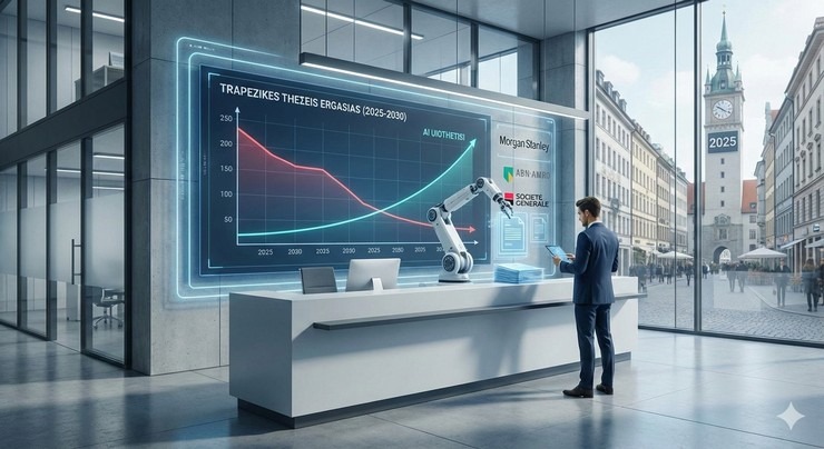 Σοκ: 212.000 Θέσεις Εργασίας σε Κίνδυνο Ως Πολέμιος της ΤΝ οι Τράπεζες της ΕΕ!