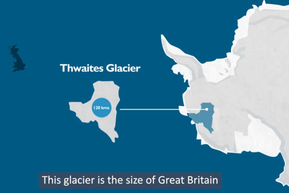 «Συναγερμός στην Ανταρκτική: Ο παγετώνας Thwaites καταρρέει και η παγκόσμια στάθμη των θαλασσών κινδυνεύει με αύξηση 65 εκατοστών!»