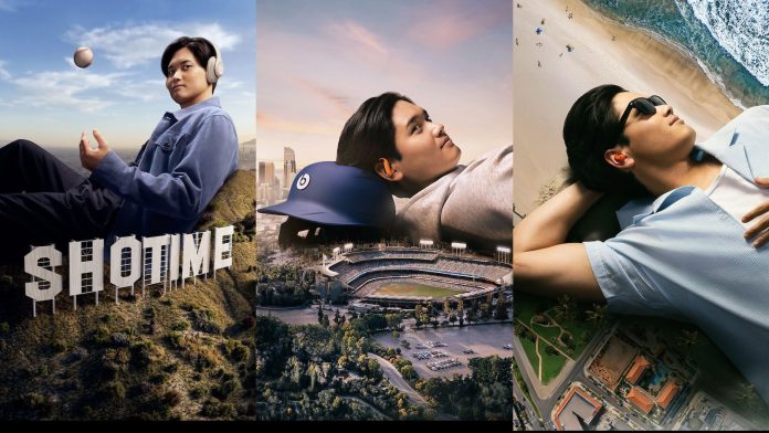 Η πιο πρόσφατη διαφημιστική καμπάνια της Beats περιλαμβάνει τον σούπερ σταρ του μπέιζμπολ, Shohei Ohtani