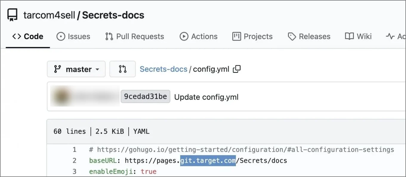 Τα αποθετήρια Gitea υποτίθεται ότι δείχνουν ένα μέρος του εσωτερικού πηγαίου κώδικα του Target