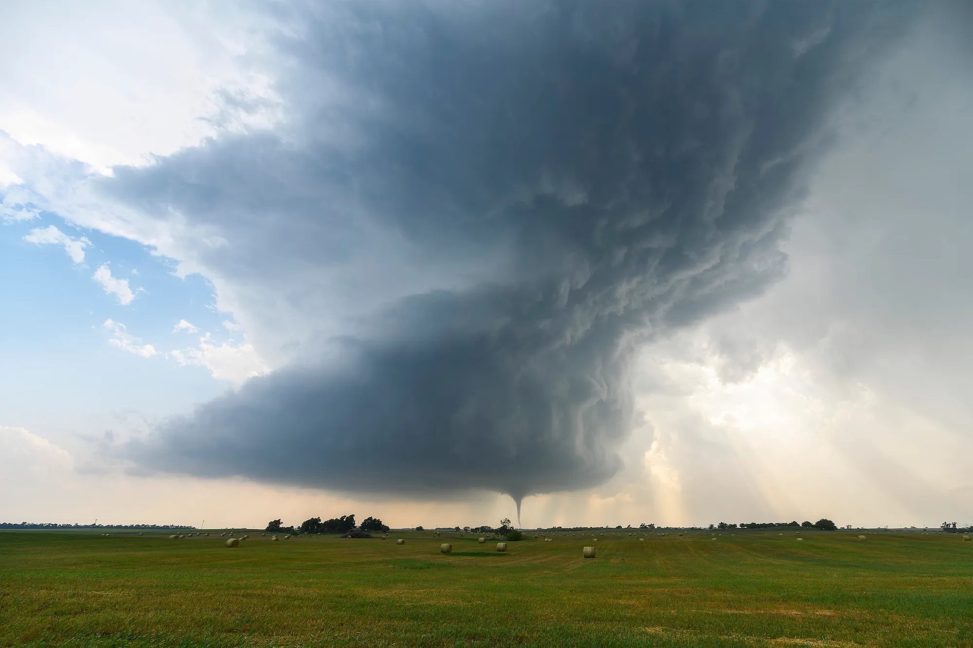 A low precipitation (LP) Supercell with incredible structure produced this highly photogenic tornado in Northwest Oklahoma.