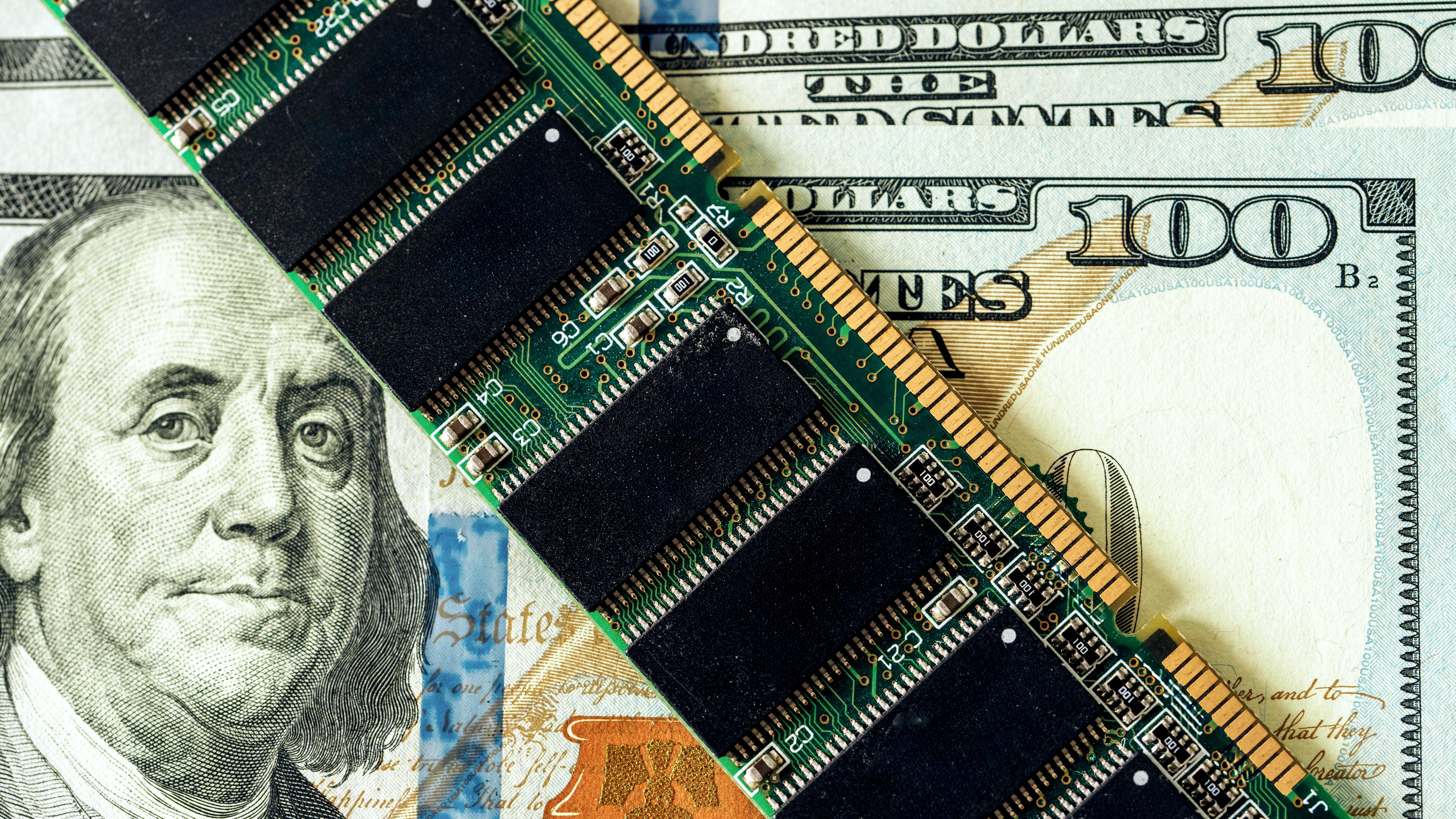 RAM stick σε δολάρια ΗΠΑ