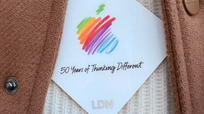 Apple 50 Years Badge London