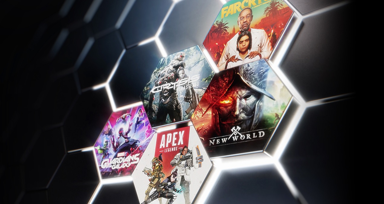 μια προωθητική εικόνα για το Nvidia GeForce Now