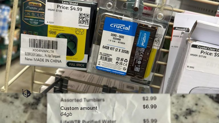 Ο χρήστης Αρπάζει κιτ RAM 64 GB DDR5 για μόλις 6,99 $. Συνιστά τον έλεγχο των καταστημάτων εκκαθαριστή