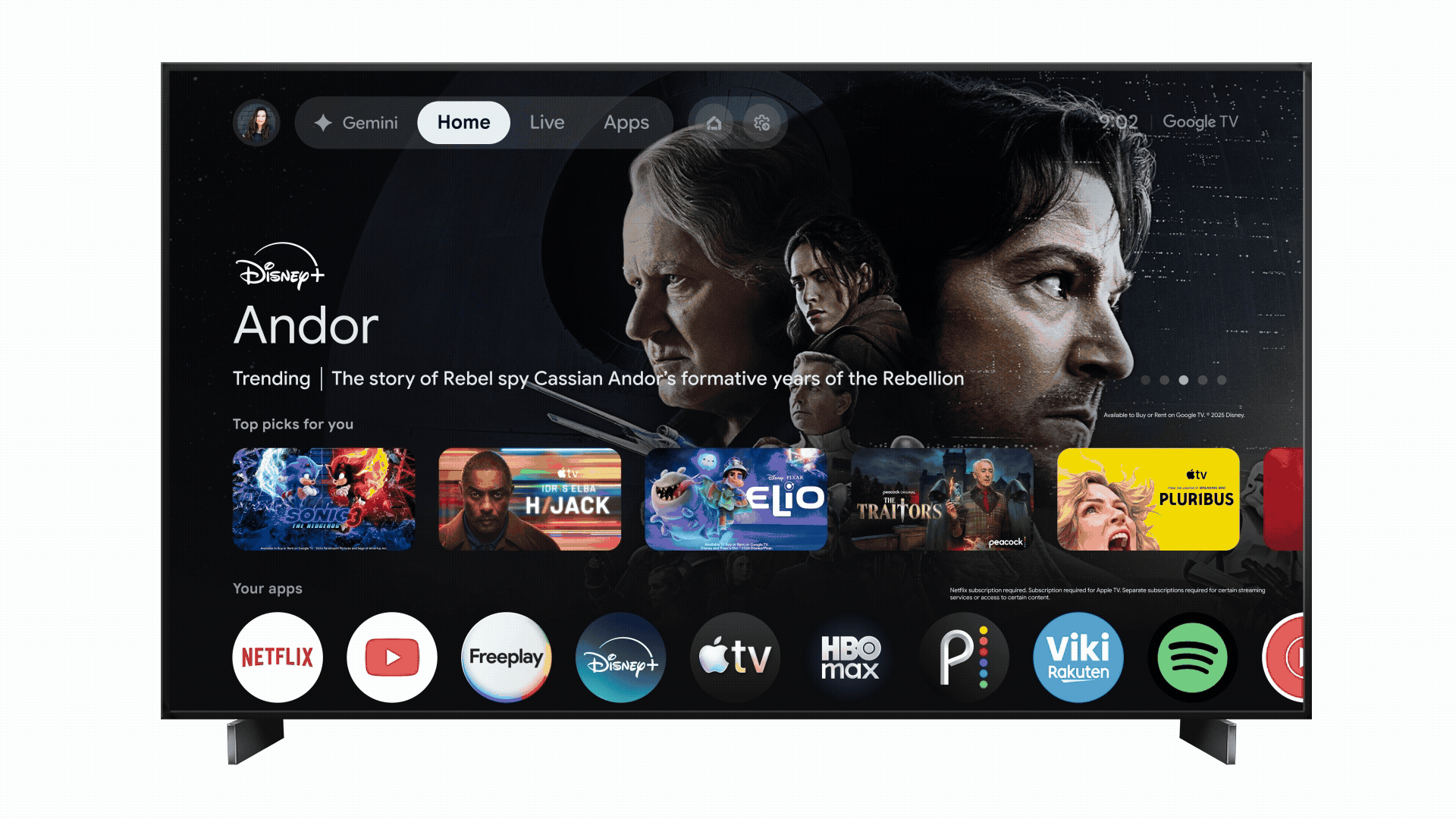 Ενημερώσεις Google TV Gemini