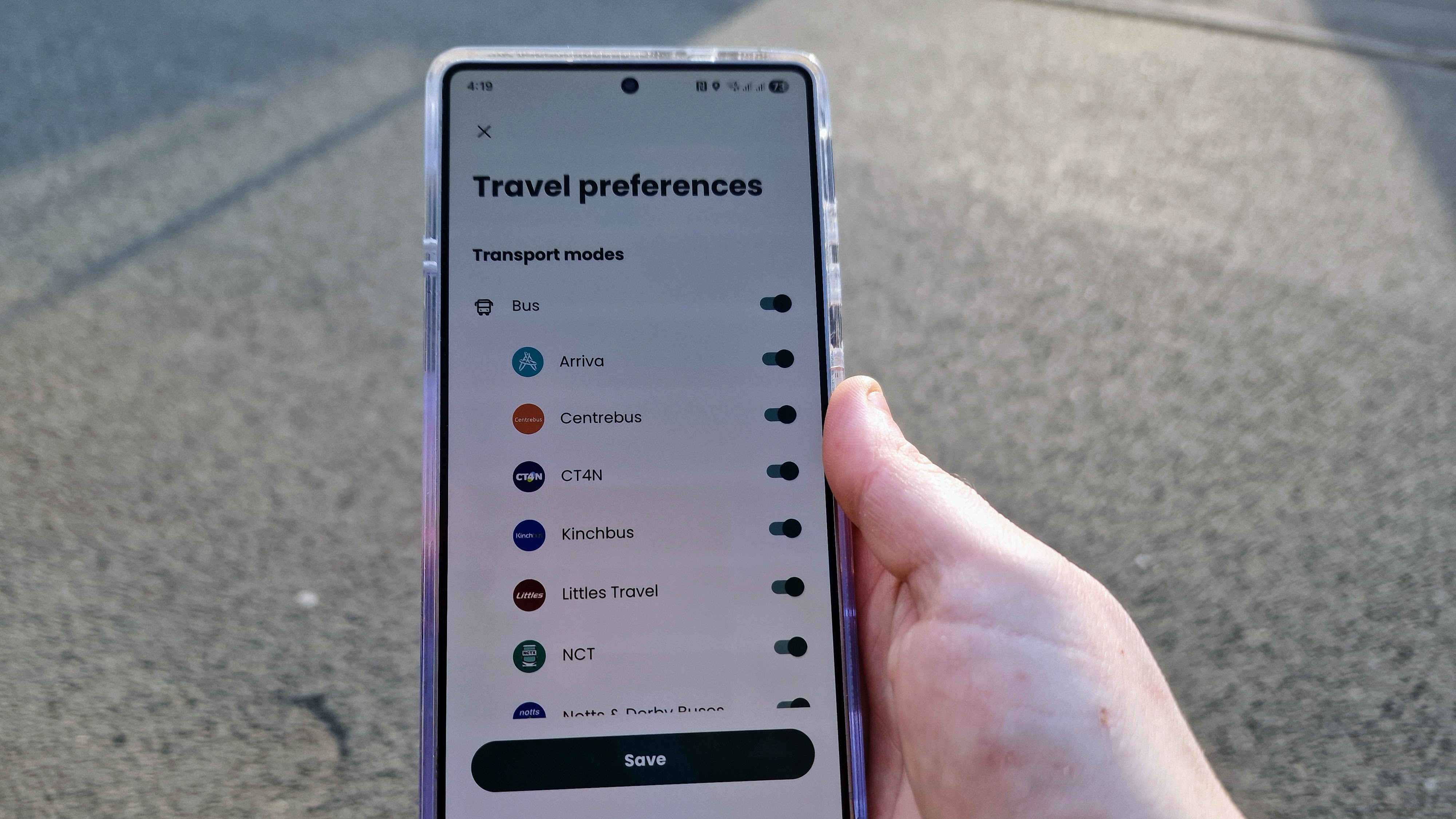 ride east midlands app