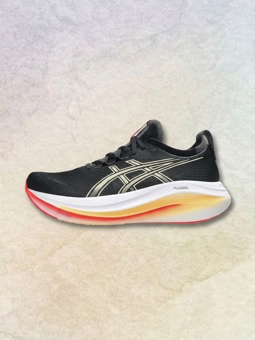 Παπούτσια για τρέξιμο Gel-Nimbus 27, μαύρο/χακί (ανδρικά)