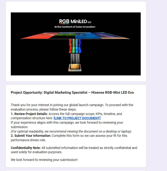 Το Google Forms Job Lures παραδίδει το PureHVNC σε νέα καμπάνια πολλαπλών σταδίων κακόβουλου λογισμικού