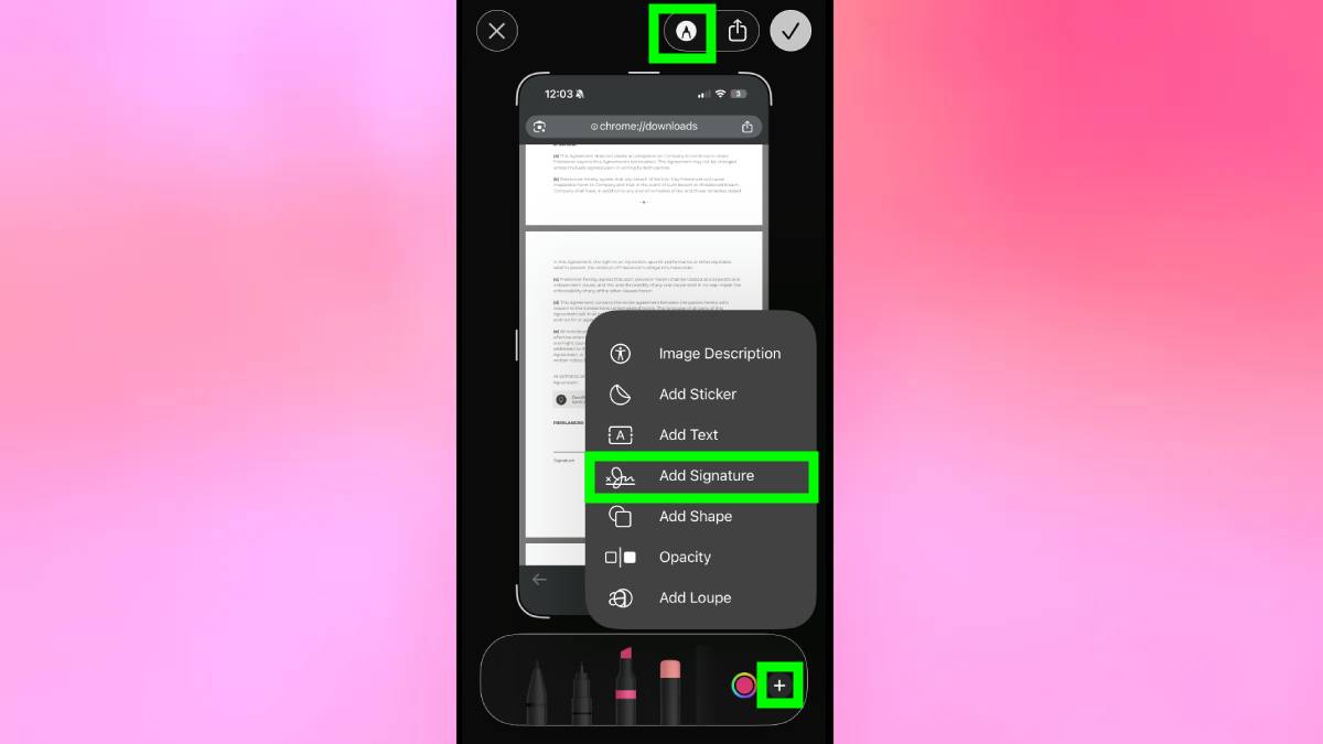 Προσθήκη υπογραφής στο iPhone