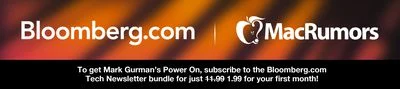 Ζεστό Banner MacRumors x Bloomberg