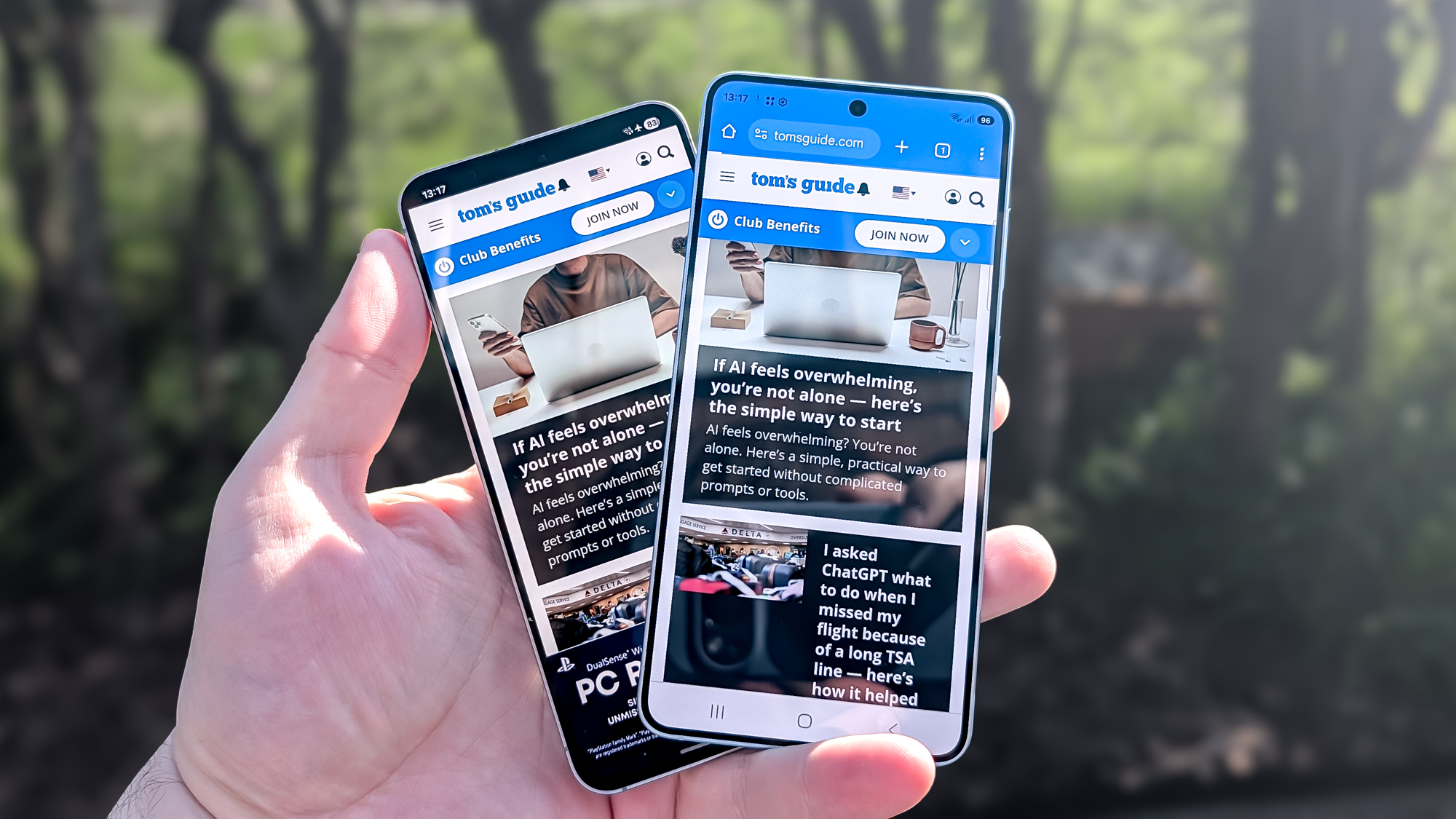 samsung galaxy s26 vs galaxy s25 side by side comparisson shots