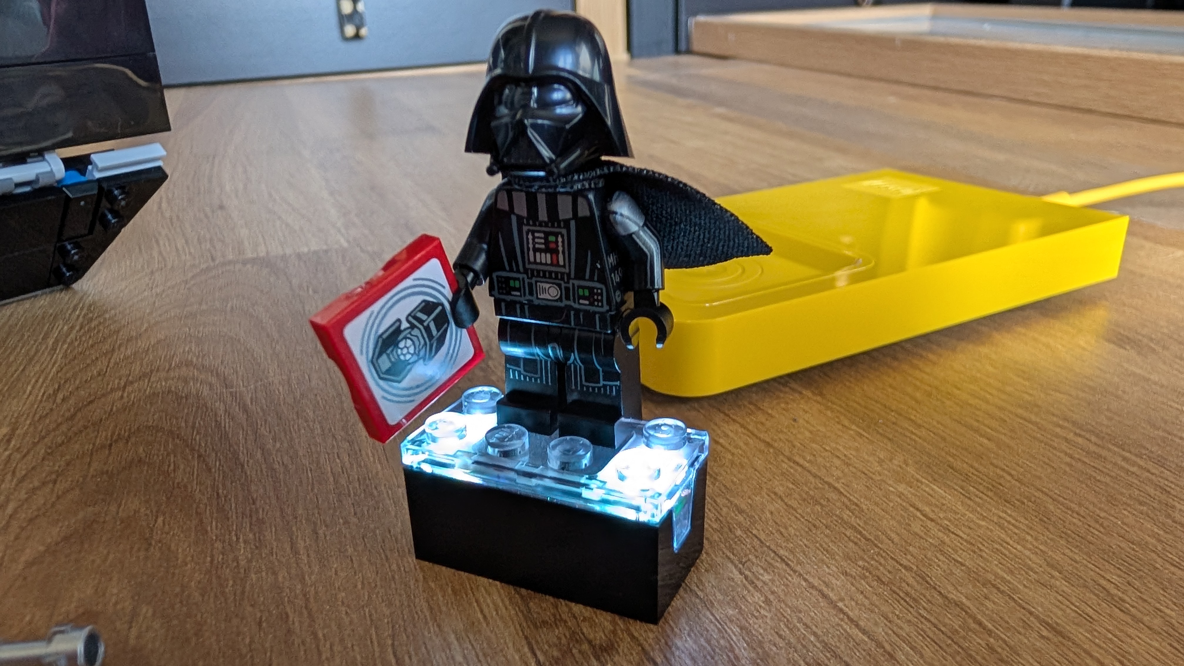 Lego smart brick and tiefighter