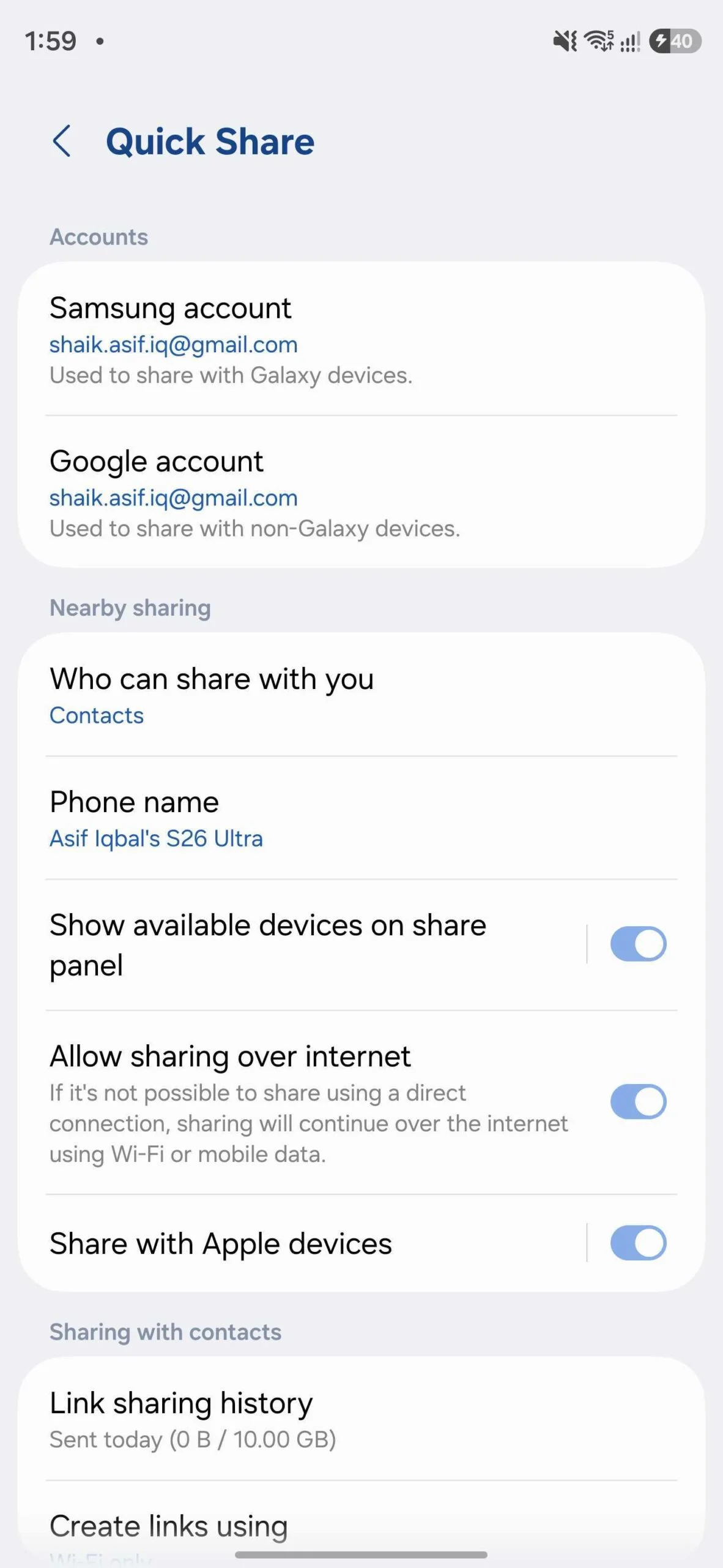 samsung galaxy s26 quick share apple airdrop υποστήριξη (01)
