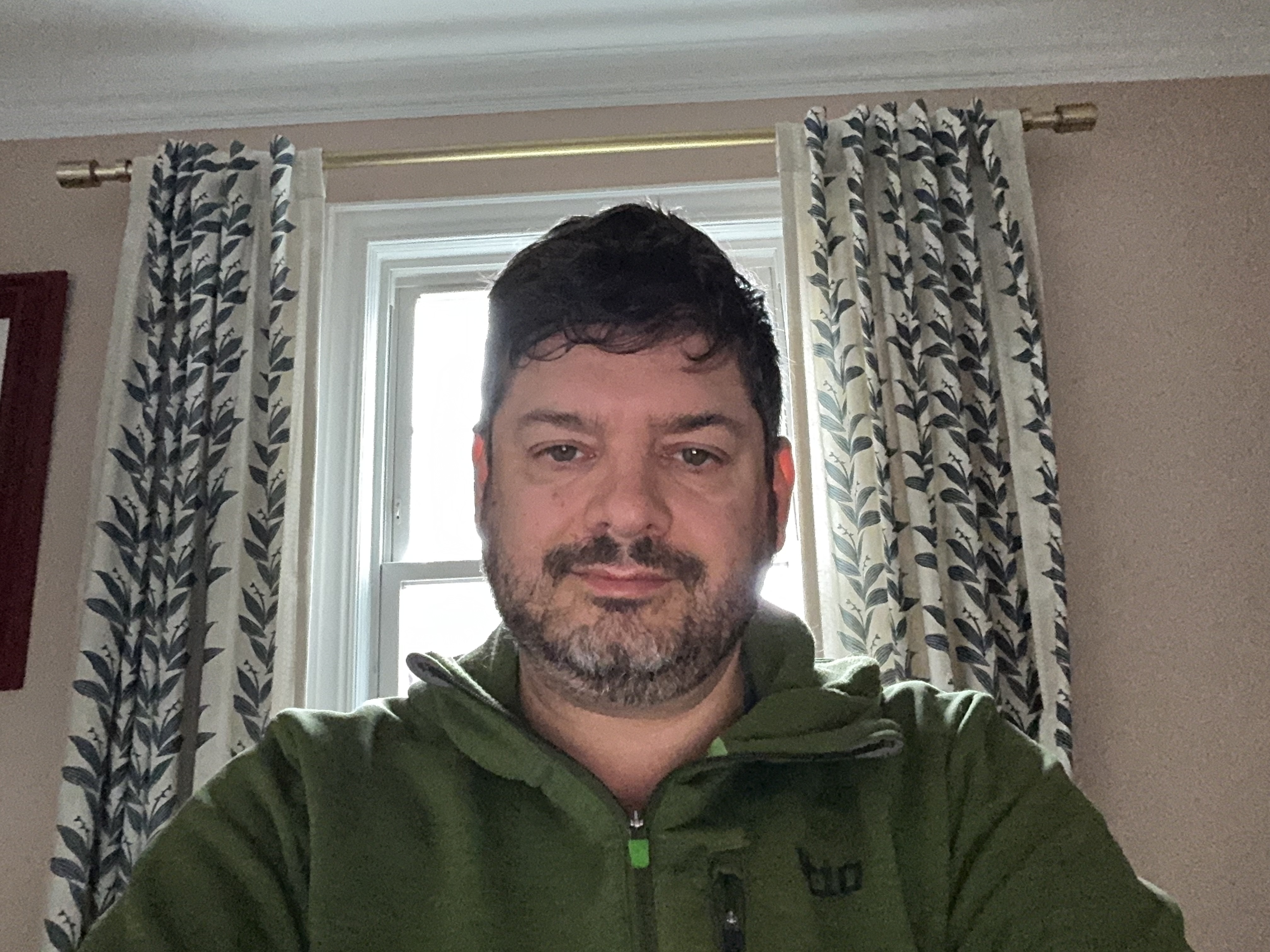 Μια φωτογραφία που τραβήχτηκε με την μπροστινή κάμερα του iPad Air M4