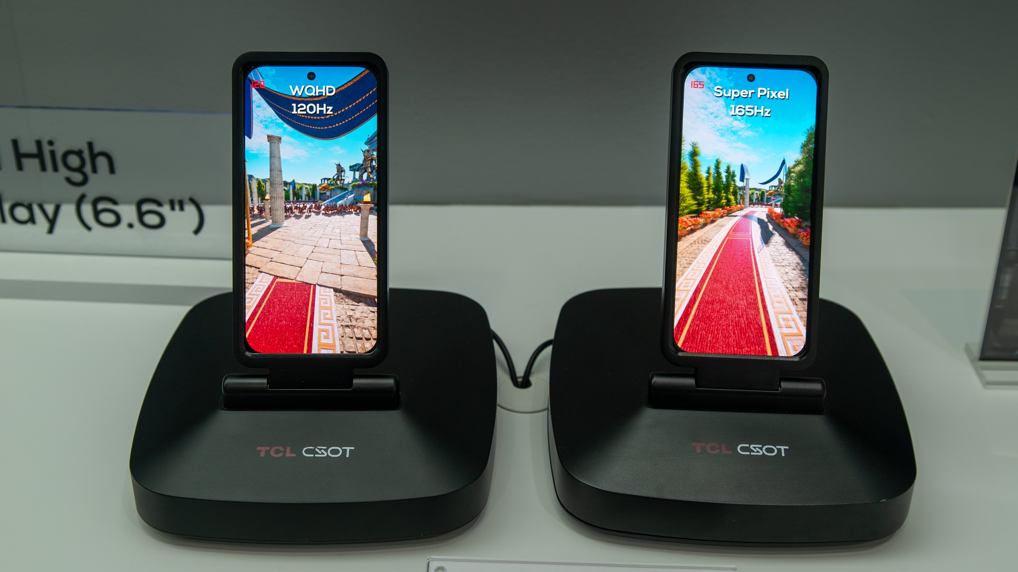 Σύγκριση μεταξύ οθόνης WQHD και οθόνης Super Pixel