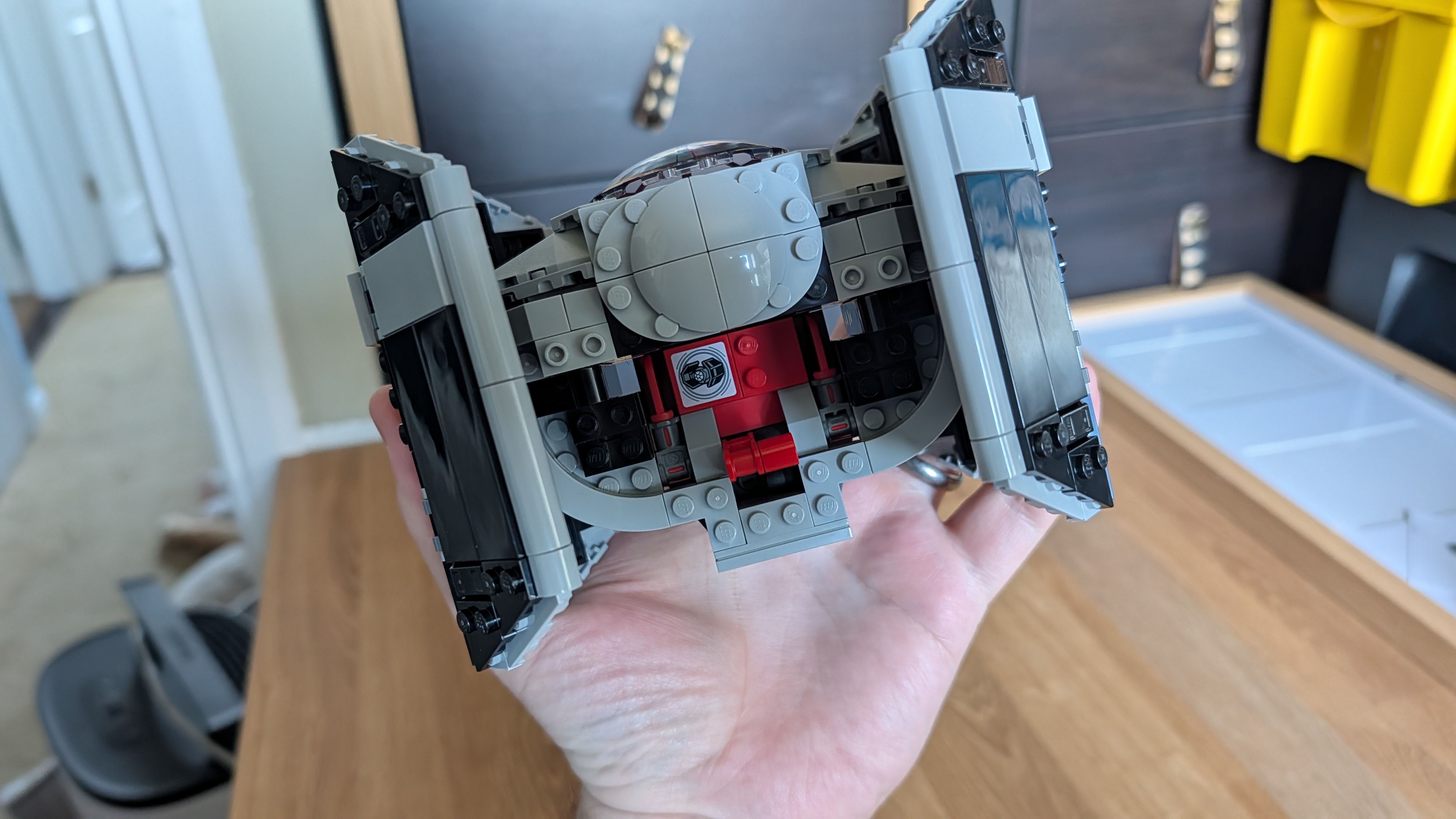Lego smart brick and tiefighter