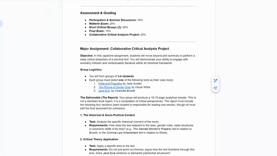 Ένα GIF που υπογραμμίζει την ενσωμάτωση του Gmail του Chrome Gemini.