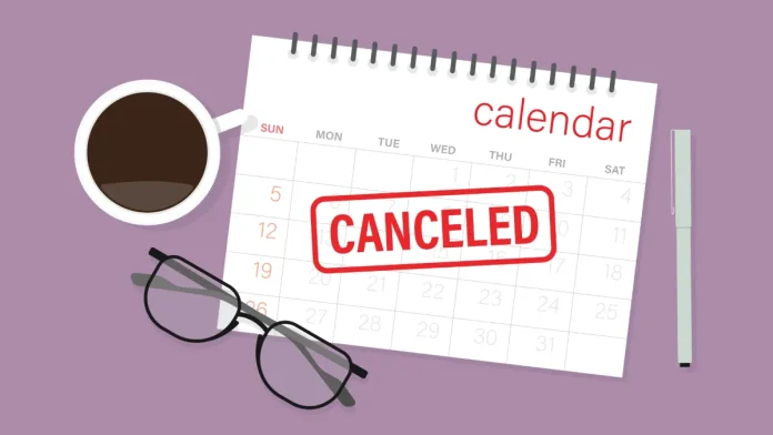 Οι ψυχολόγοι επιβεβαιώνουν ότι μια ακυρωμένη συνάντηση είναι καλή για εσάς Οι ψυχολόγοι επιβεβαιώνουν ότι μια ακυρωμένη συνάντηση είναι καλή για εσάς