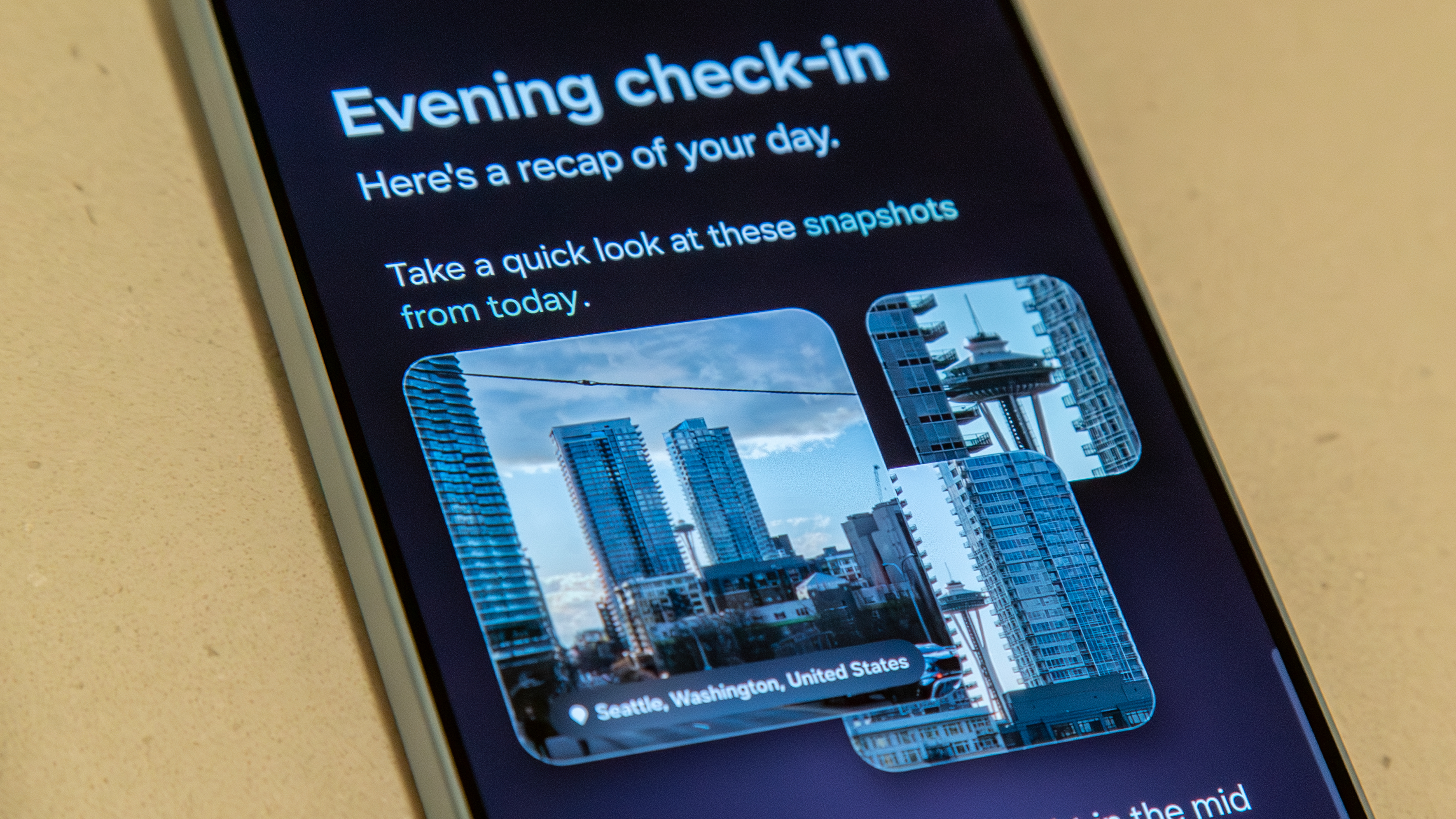Galaxy S26 Plus Now Brief evening check-in