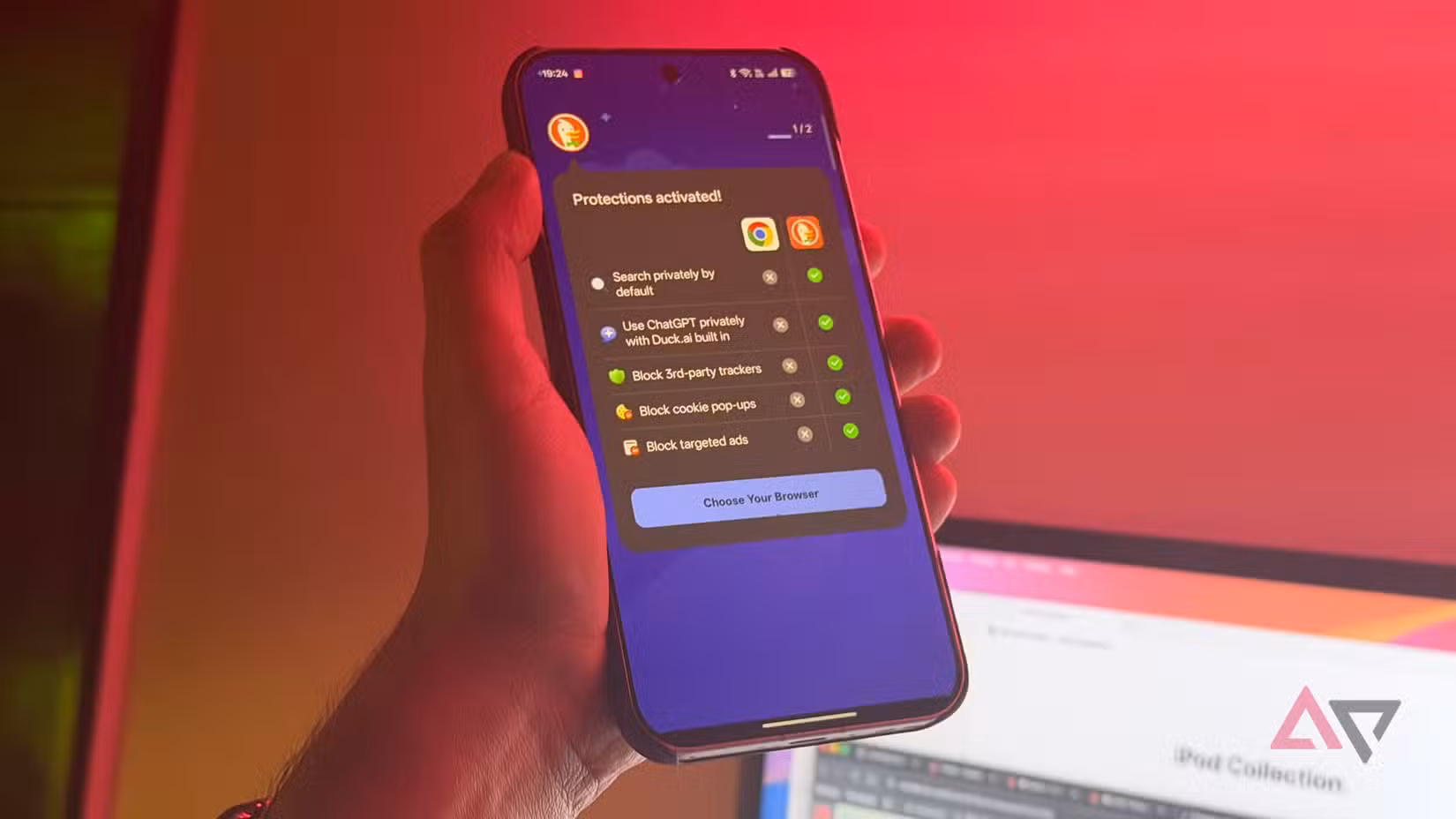 πρόγραμμα περιήγησης duckduckgo