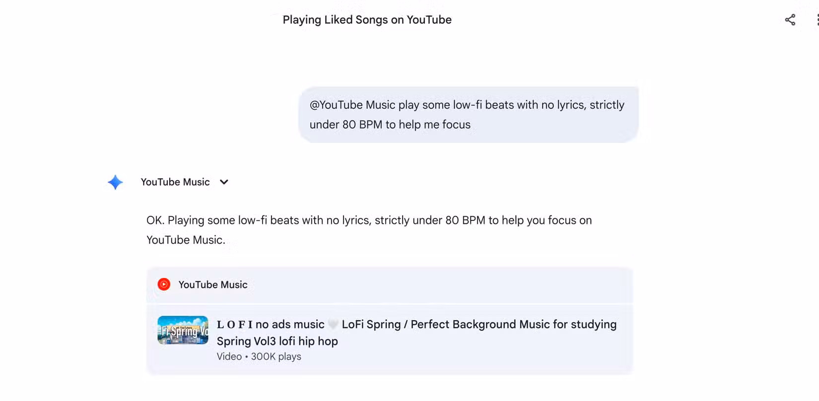 Βρείτε μουσική χρησιμοποιώντας το Gemini 