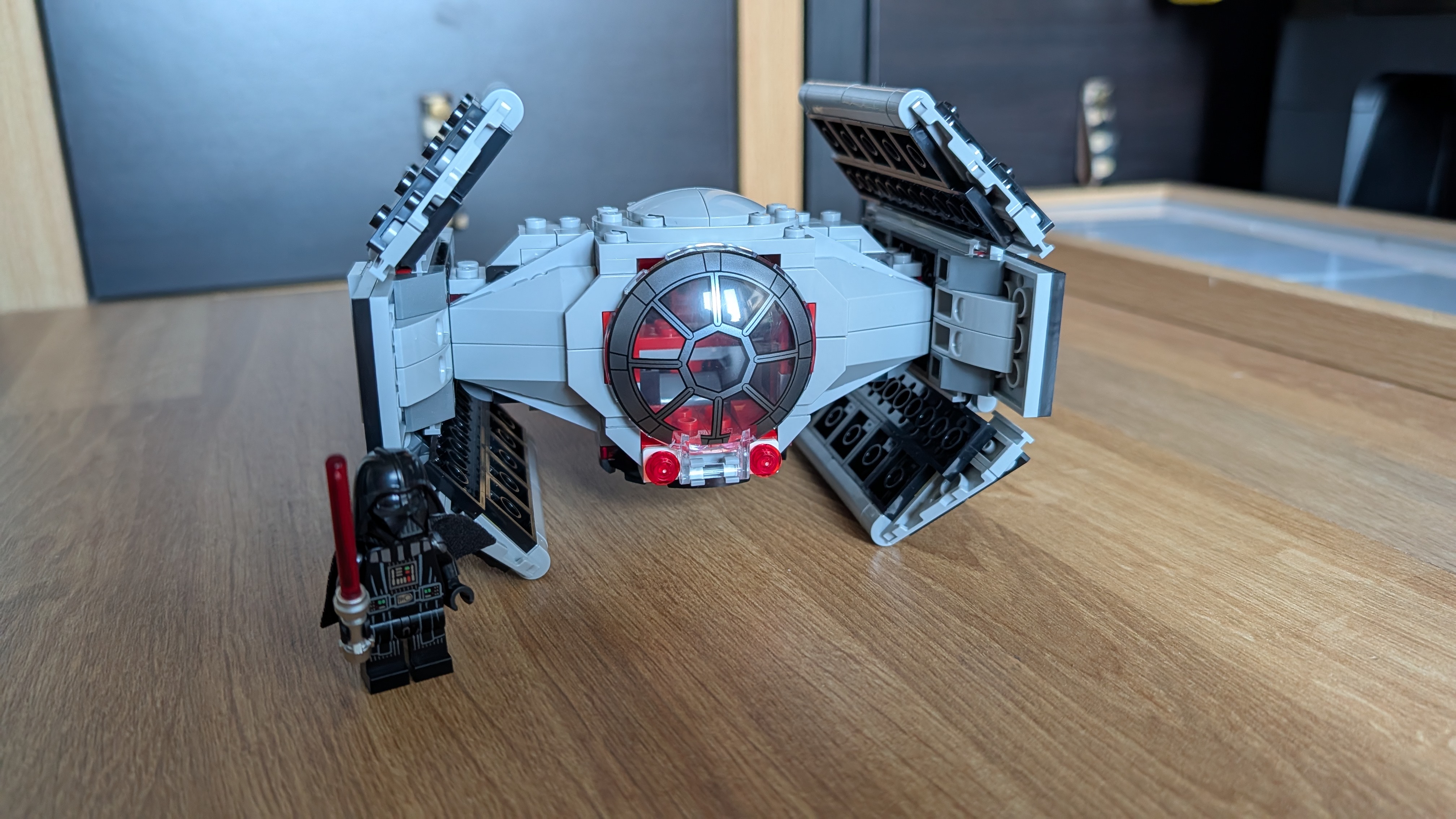 Lego smart brick and tiefighter
