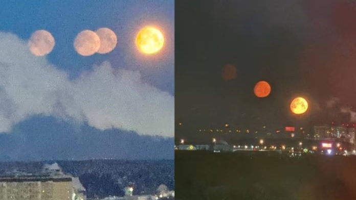 Τέσσερα φεγγάρια εμφανίστηκαν πάνω από την Αγία Πετρούπολη Τέσσερα φεγγάρια εμφανίστηκαν πάνω από την Αγία Πετρούπολη