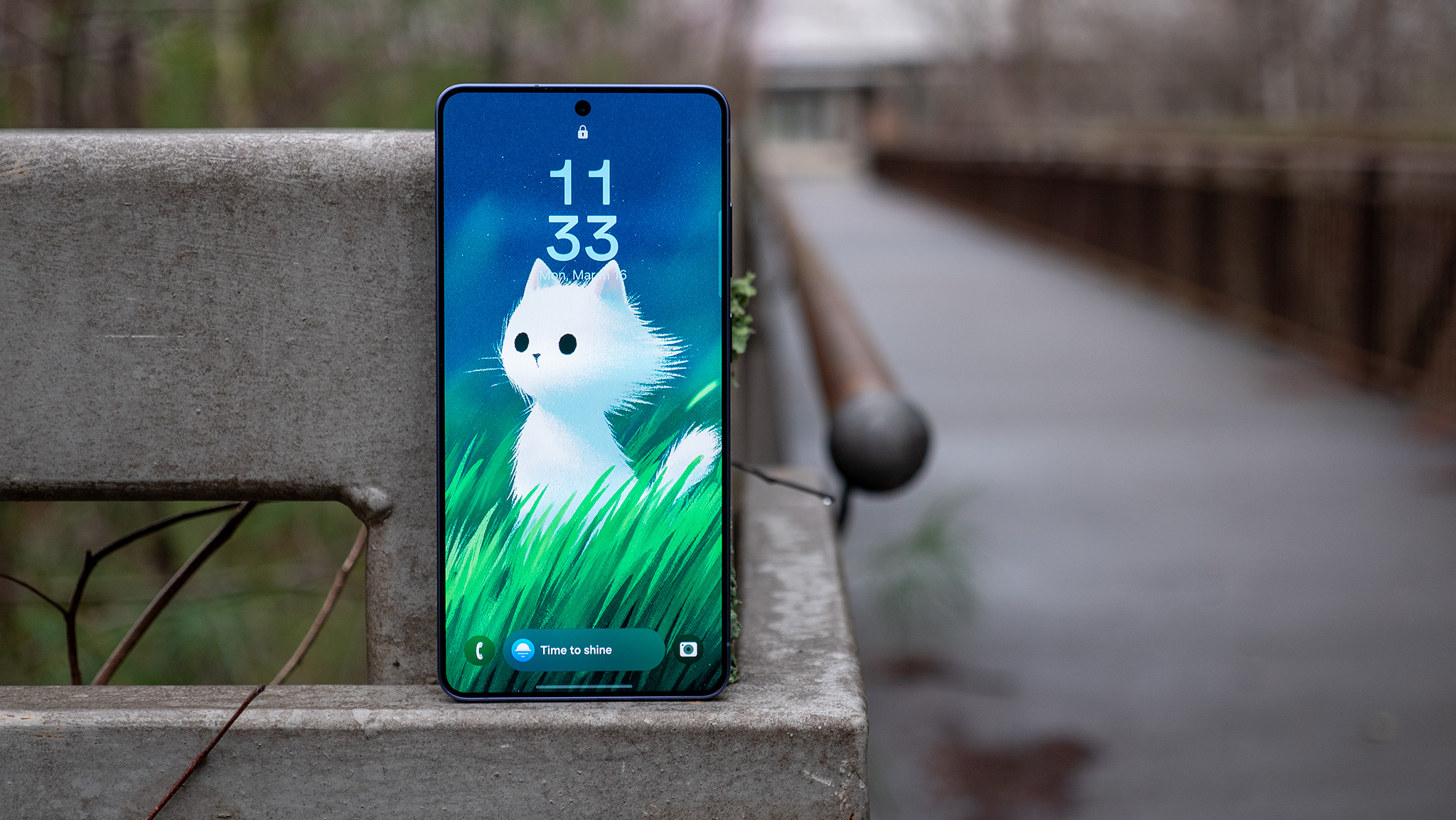 A vibrant wallpaper on the Samsung Galaxy S26 Ultra