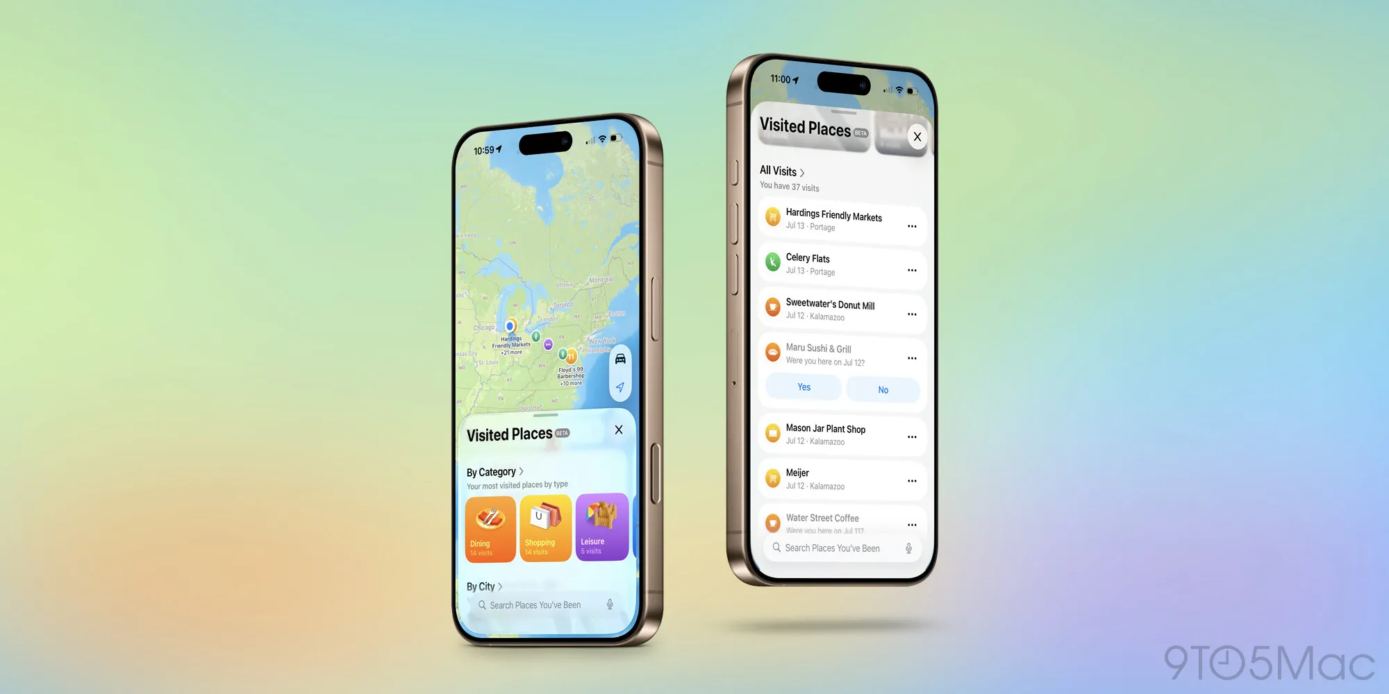 Το ios 26 apple χάρτες επισκέψεων