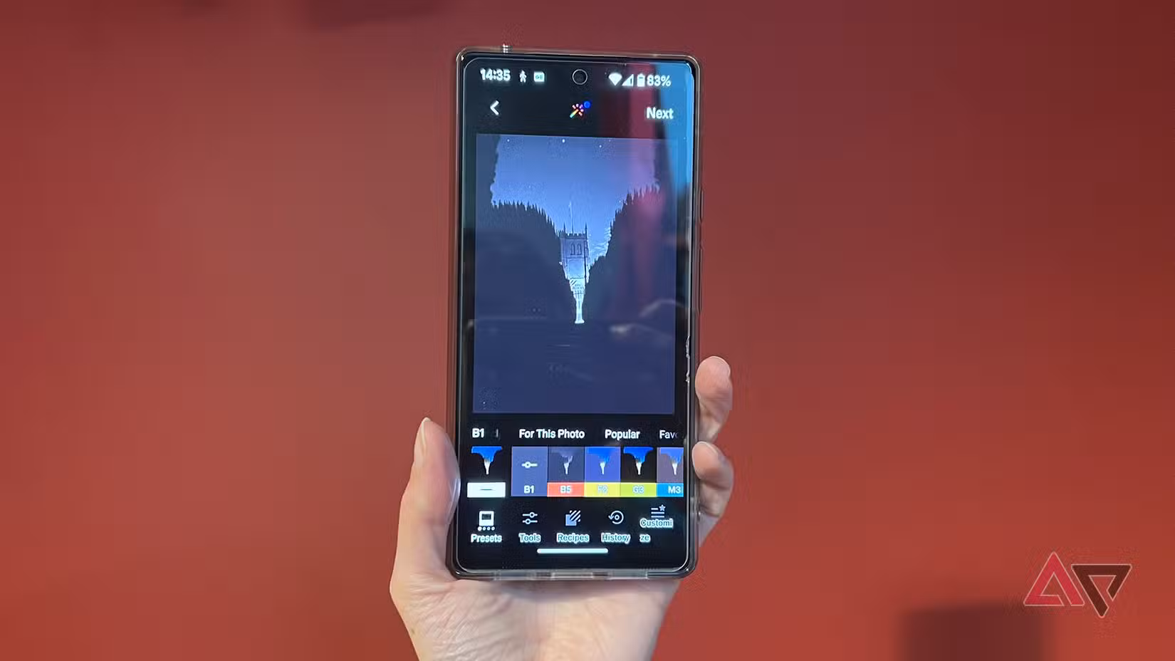 Εφαρμογή επεξεργασίας VSCO στο Android