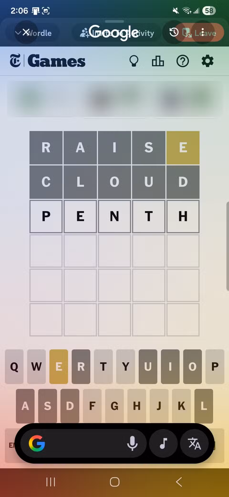 παγκόσμια εφαρμογή σε διαφωνία χρησιμοποιώντας κύκλο για αναζήτηση για αναζήτηση μιας λέξης