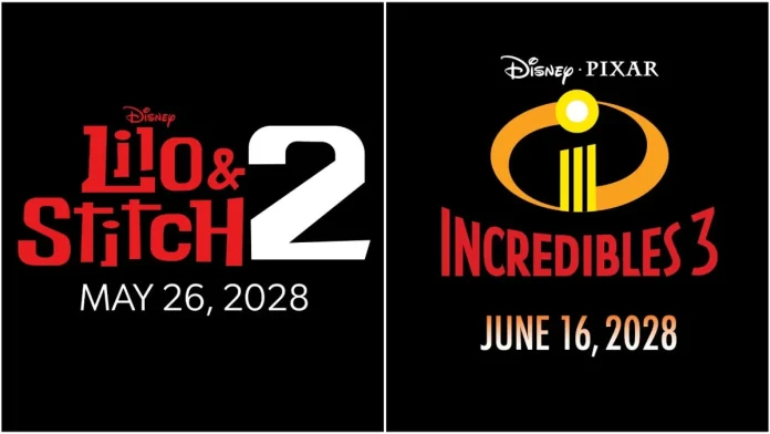 Ημερομηνίες Κυκλοφορίας για Lilo & Stitch 2 και Incredibles 3 Ημερομηνίες Κυκλοφορίας για Lilo & Stitch 2 και Incredibles 3