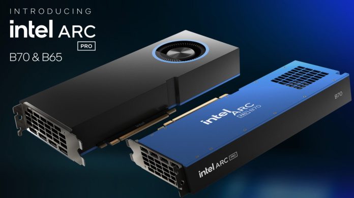 Αποκαλύψεις: Intel Arc Pro B70 Quad-GPU και κατανάλωση 720W! Αποκαλύψεις: Intel Arc Pro B70 Quad-GPU και κατανάλωση 720W!