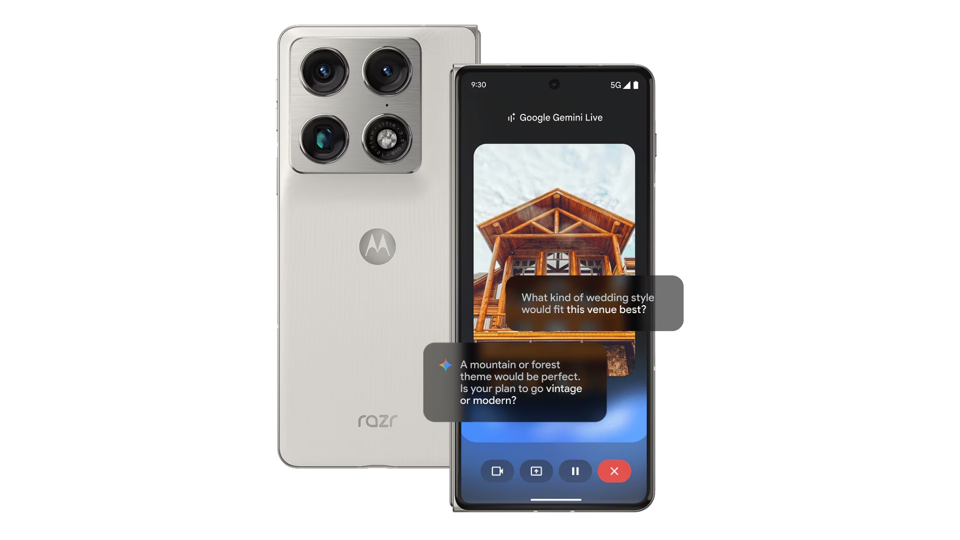 Motorola RAZR Fold λευκό