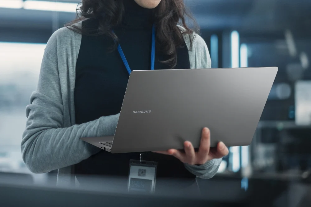 Samsung Galaxy Book 6 Enterprise Edition rear view