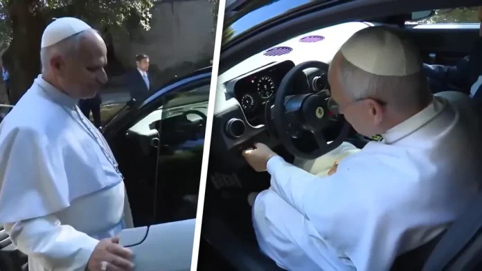 Ο Πάπας Λέων ΙΔ δοκιμάζει την ηλεκτρική Ferrari Luce (ΒΙΝΤΕΟ) Ο Πάπας Λέων ΙΔ δοκιμάζει την ηλεκτρική Ferrari Luce (ΒΙΝΤΕΟ)