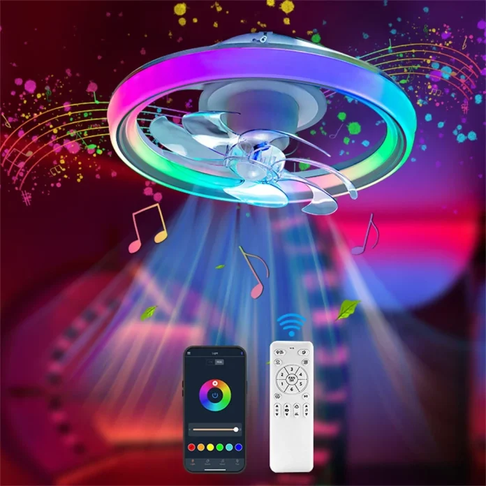 Elfeland 90W: Πολυλειτουργικό φωτιστικό LED RGB με ανεμιστήρα! Elfeland 90W: Πολυλειτουργικό φωτιστικό LED RGB με ανεμιστήρα!