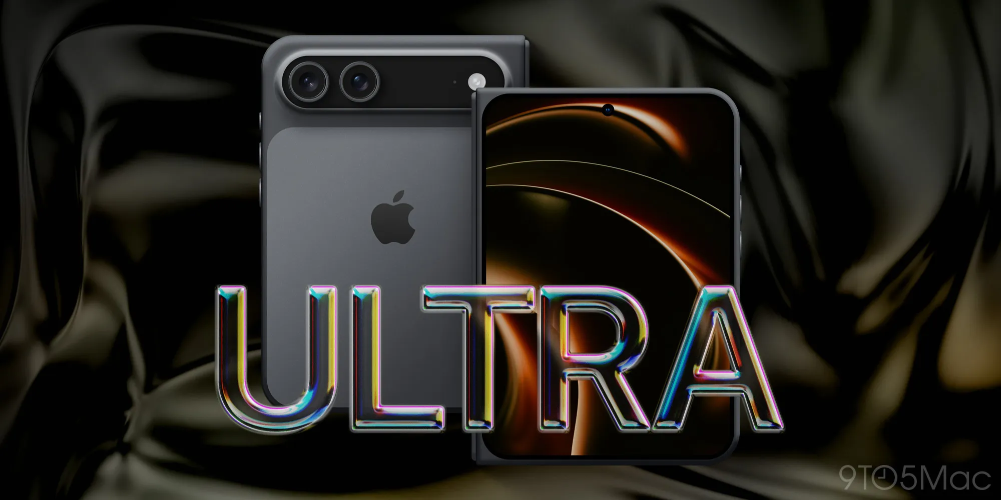 Σκίτσο του iPhone Ultra με αναδιπλούμενο σχεδιασμό