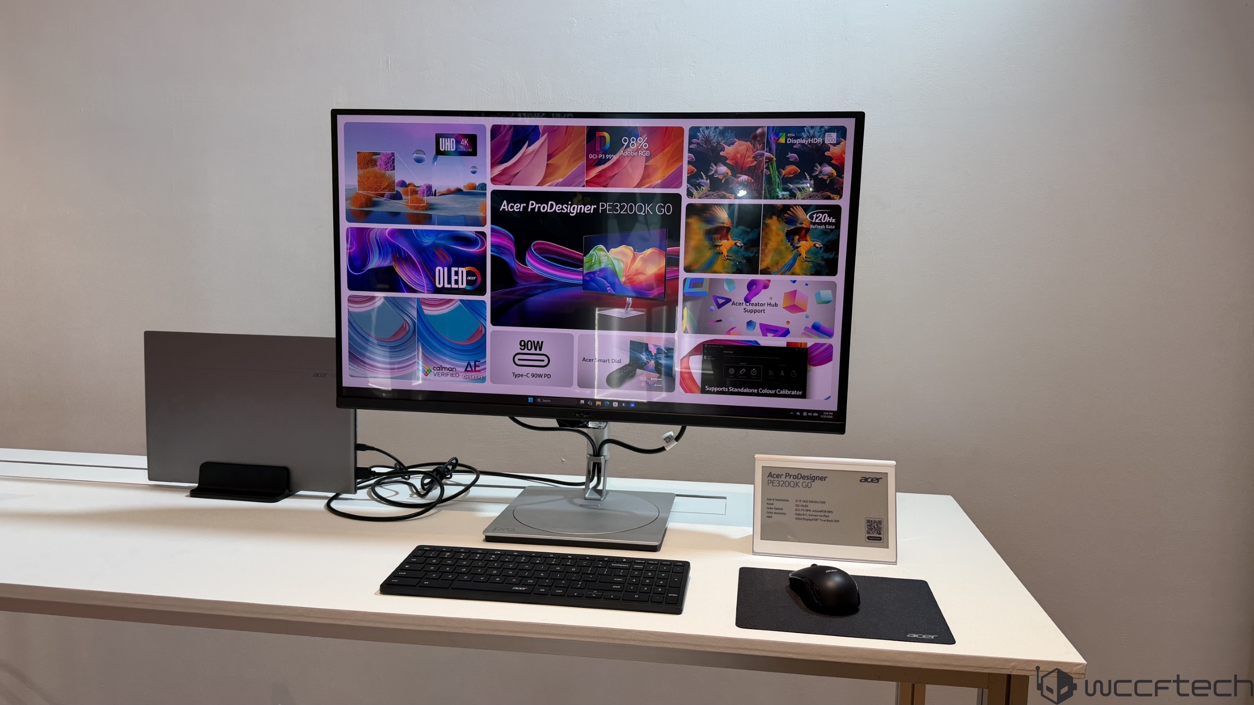 Οθόνη Acer ProDesigner PE320QK G0 με UHD 4K.