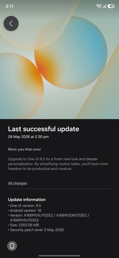 samsung galaxy a16 5g one ui 8.5 update έκδοση firmware india