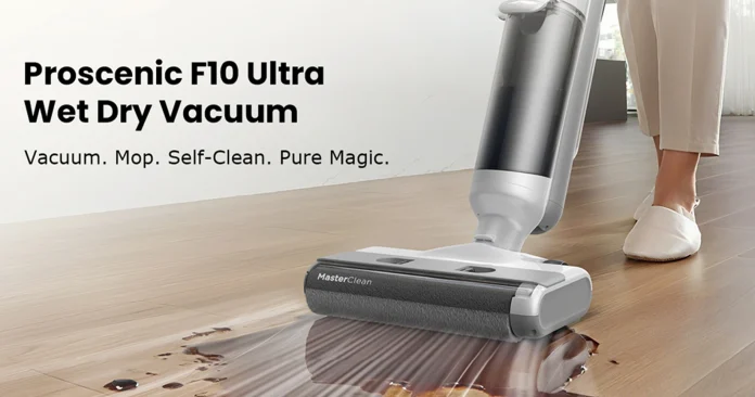 Proscenic F10 Ultra: Ασύρματη σκούπα με 60′ Αυτονομία στα 129€! Proscenic F10 Ultra: Ασύρματη σκούπα με 60' Αυτονομία στα 129€!