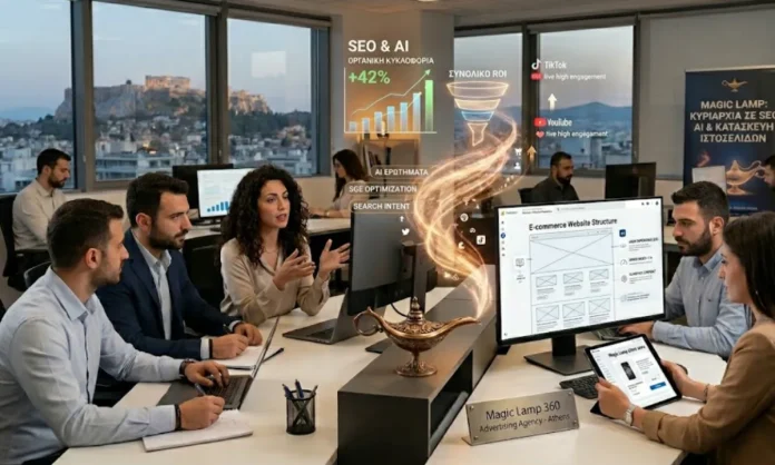 Η Magic Lamp αλλάζει την κατασκευή ιστοσελίδων και eshop με AI Η Magic Lamp αλλάζει την κατασκευή ιστοσελίδων και eshop με AI