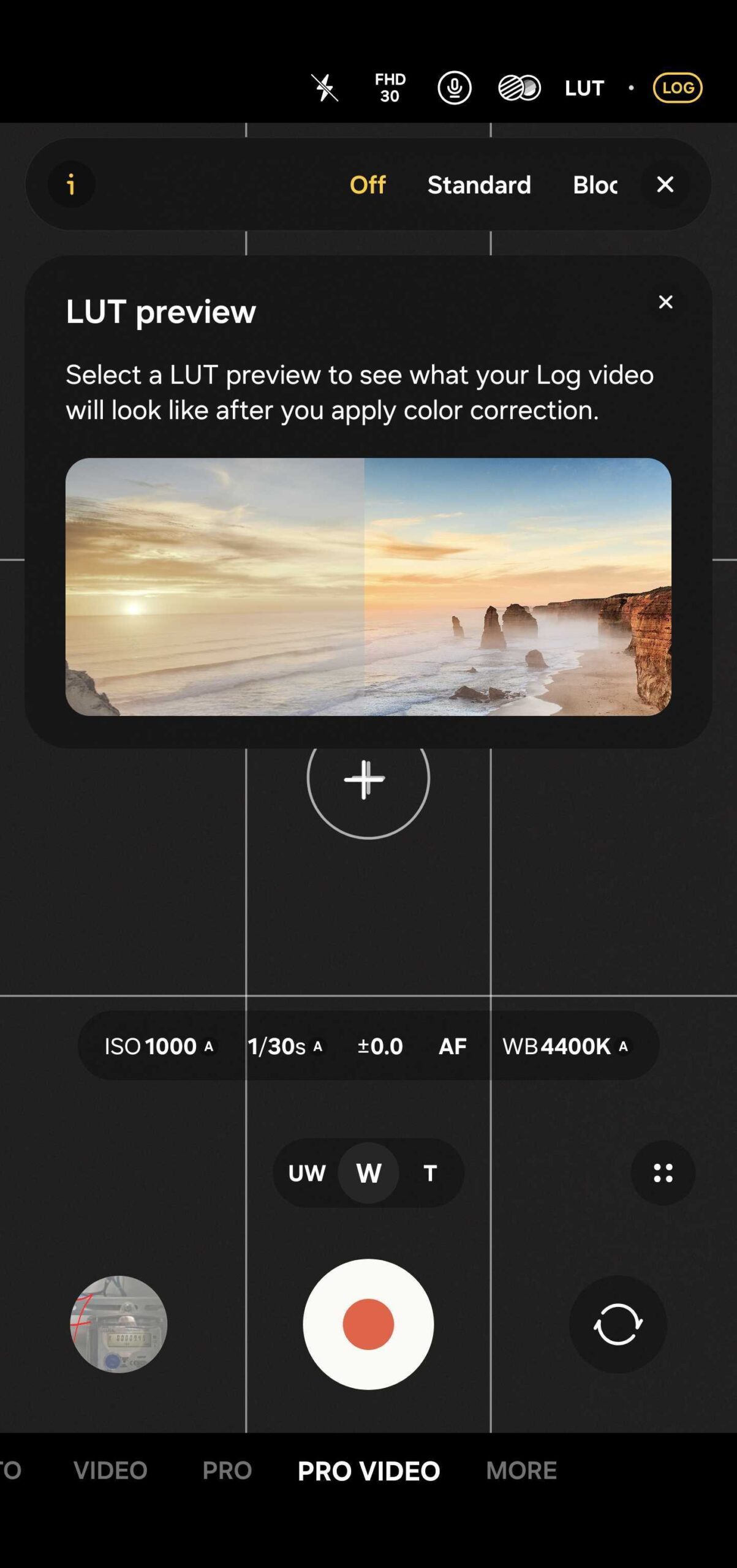 Φίλτρα LUT κάμερας Samsung