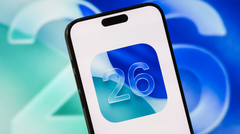 Το λογότυπο iOS 26 που δείχνει το σχέδιο Liquid Glass που παρουσίασε η Apple στο WWDC 2026.