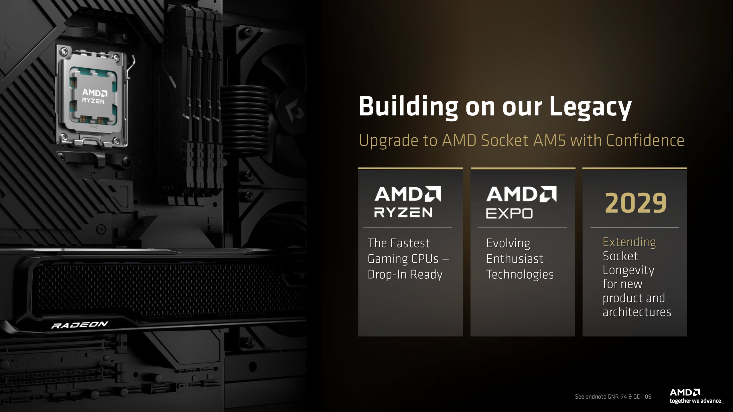 Η παρουσίαση των AMD Ryzen CPU στο AMD Socket AM5.